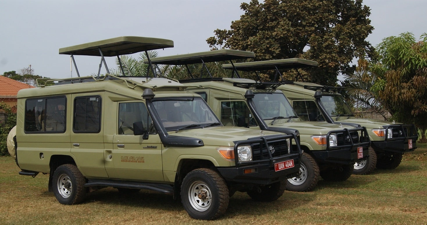 Safari Cars For Hire In Uganda